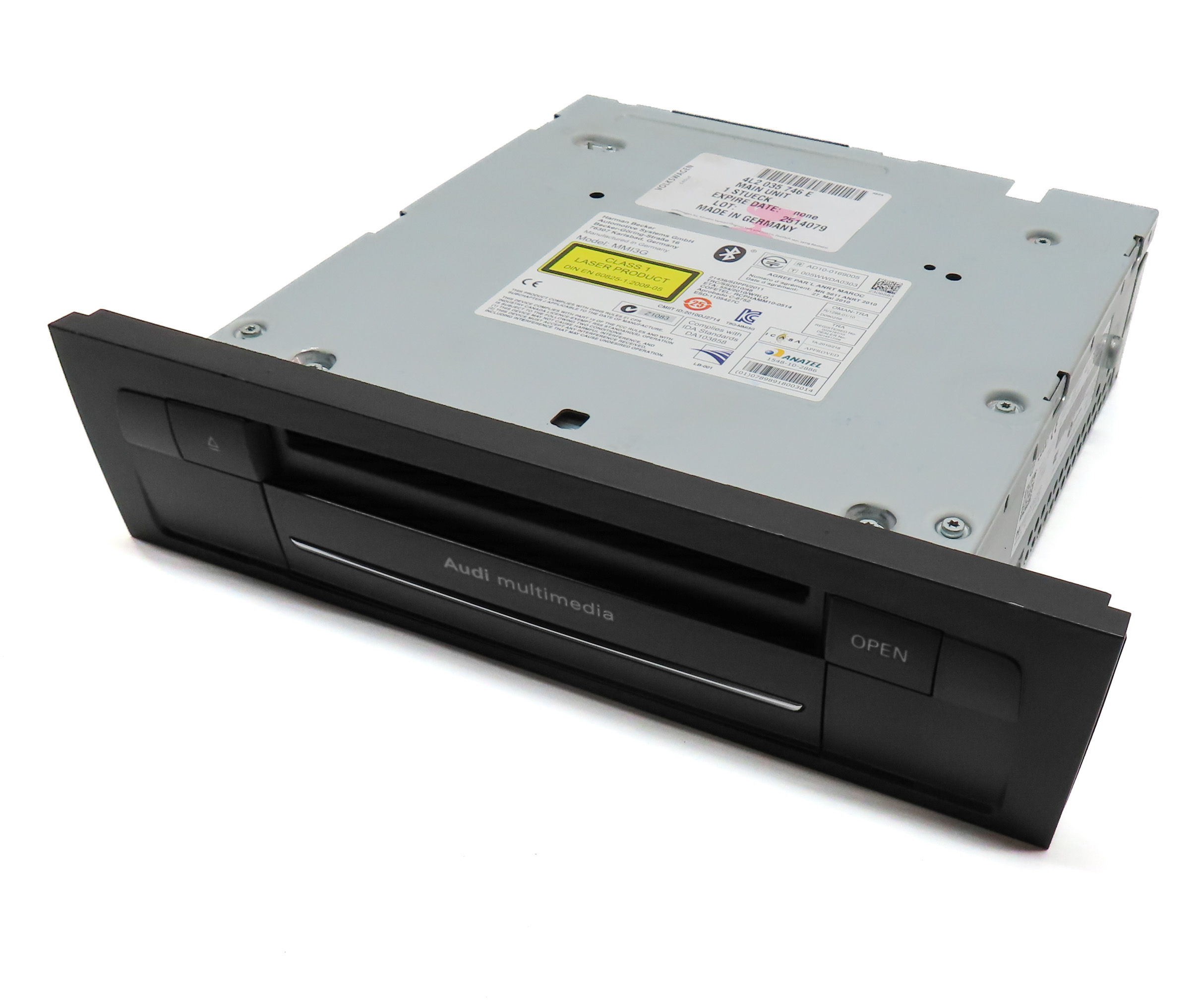 2013-2015 AUDI Q7 (4L) MMI RADIO STEREO MULTIMEDIA SIM SD MEDIA DVD CD PLAYER — exact item pictured